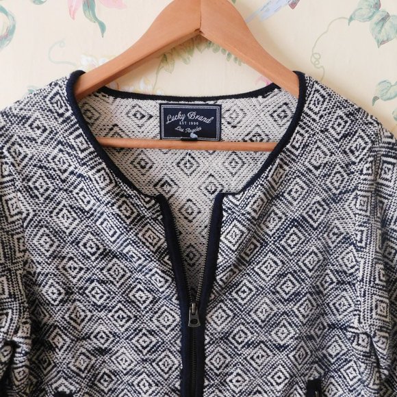 🦔🐾 Lucky Brand Cardigan Jacket - Picture 6 of 12